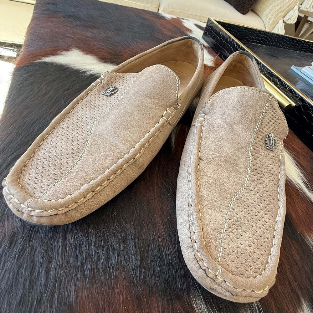 BRUNO MARC (NEW YORK) MEN'S  SUEDE LOAFERS -  SZ 8.5